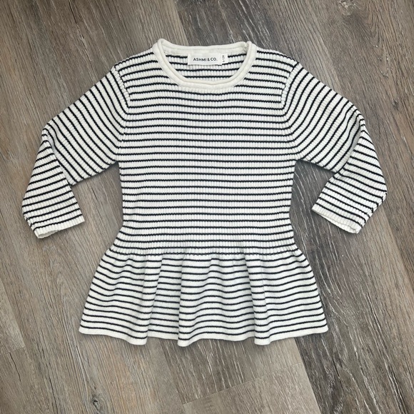 NWOT Ashmi & Co. Rylee striped ribbed sweater dress - Picture 7 of 7